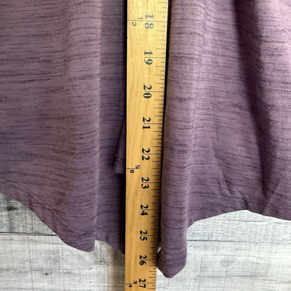 Athleta Essence Split Back Tie Tank Top Lightweight Stretch Purple Women’s Sz XS - Picture 6 of 7